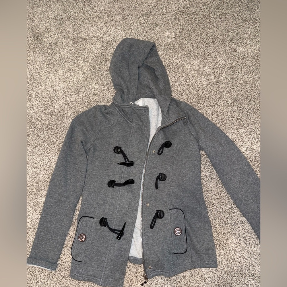 Guess Heather Gray Hoodie